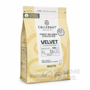 CALLEBAUT VELVET WHITE FEHÉR CSOKOLÁDÉ 2,5 KG